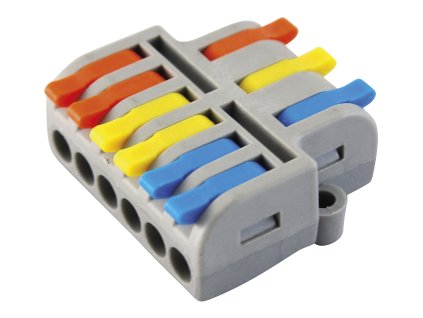 Rychlospojka 3-6, 0,2-2,5(4) mm², 5 ks.