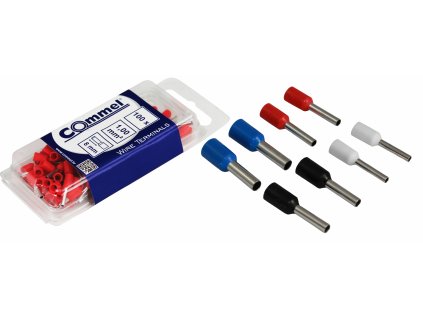 Izolované koncovky šňůr 1,0 mm2, 100 ks