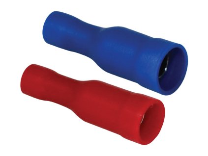 Izolované kulové svorky - zásuvka 1,5-2,5 mm2, Ø 5 mm, 25 ks