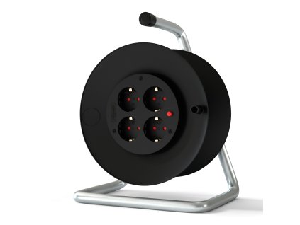 Prázdný kabelový buben - PVC 230 mm, jednofázový, 16 A 230 V~ 3500 W, IP 20