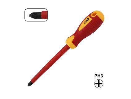 VDE křížový šroubovák PH3 8x150mm, izolovaný 1000 V
