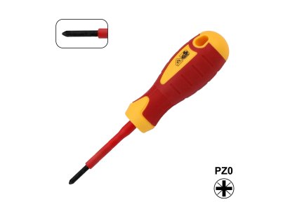 VDE Pozidriv šroubovák PZ0 3x60mm, izolovaný 1000 V