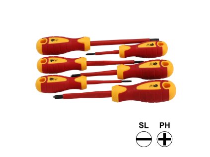 Sada šroubováků VDE, 6 ks, 1000 V