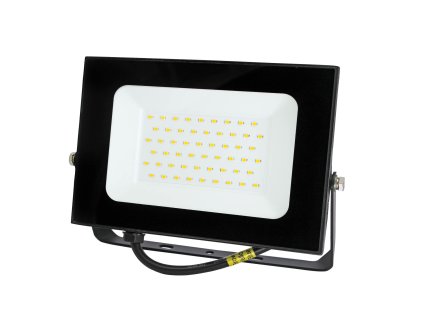LED reflektor 50 W, 4000 K (neutrální světlo), 4250 lm, IP65, 30 000 h, černý