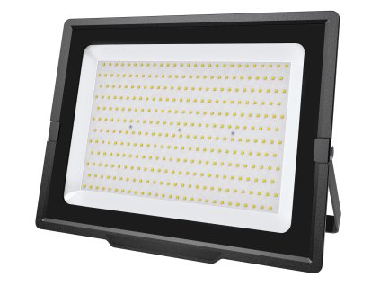 LED reflektor 300 W, 4000 K (neutrální světlo), 25000 lm, IP65, 36 000 h, černý