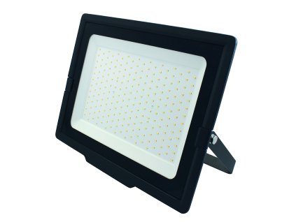 LED reflektor 200 W, 6500 K (studená bílá), 17000 lm, IP65, 30 000 h, černý