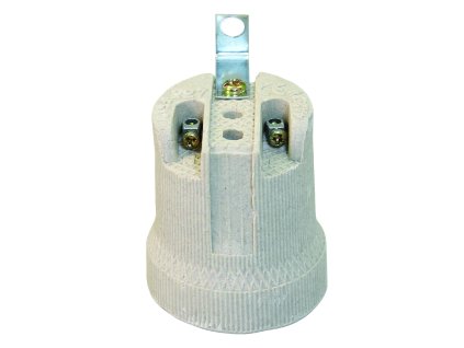 Objímka E27 keramická, pro stropní svítidlo, 250 V, 4 A, T400