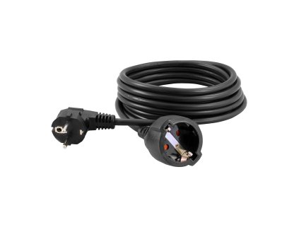 Prodlužovací kabel se zástrčkou "schuko" a konektorem 16 A 250 V ~ 3500W, černý