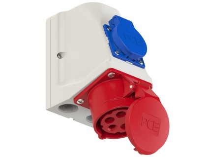 Zásuvka CEE IEC 309 se zásuvkou "schuko" 16 A 250/400 V ~ IP44