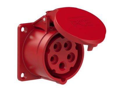 Panelová zásuvka CEE IEC 309 16 A 400 V ~ 5P IP44