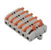 Páčková průchozí svorka (1 na 1), 0,2-4 mm², 10 ks
