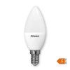 LED žárovka E14 (svíčka C37), 8 W (806 lm, 6500 K studená bílá)