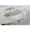 LED pásek 5050 SMD (60 LED/m) , studená bílá, 6500 K, 3 m, 14,4 W/m + adaptér, IP65, s lepidlem 3M