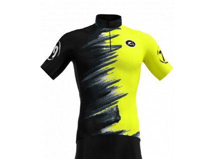rosti dres seppia dlouhy zip 2020 043 yellowfluo black