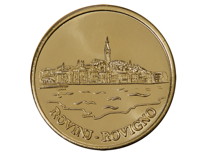 Pamětní ražba č. 8 – Rovinj (Provedení Staromosaz)