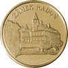 Pamětní ražba č. 210 – Zámek Raduň (Provedení Staromosaz)