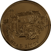 Pamětní ražba č. 33 – Hrad Bítov (Provedení Staromosaz)