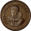 Pamětní ražba č. 58 – hrad Čachtice - E. Bathory (Provedení Staromosaz)
