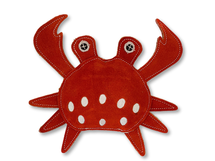 Krab Stuart z kůže a juty pafdog