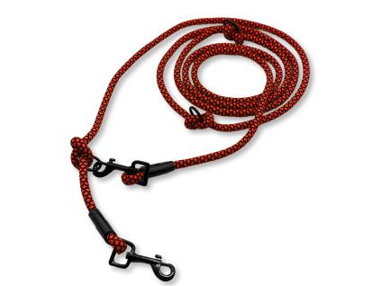 Prepínacie nastaviteľné vodítko 8mm, 11 dĺžok, červeno-čierne extra pevné