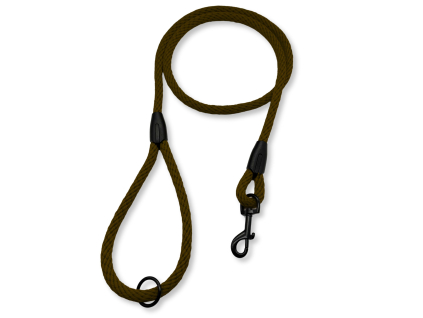 klasické vodítko pafdog 12mm hnědé