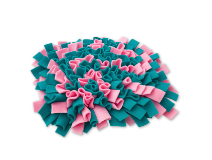 čmuchací kobereček tyrkysovo růžový