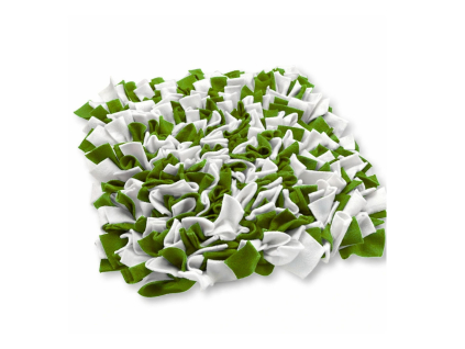 čmuchací kobereček ZELENO bílý(1)