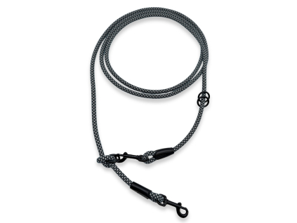 přepínací vodítko 6 mm extra pevné šedo černé