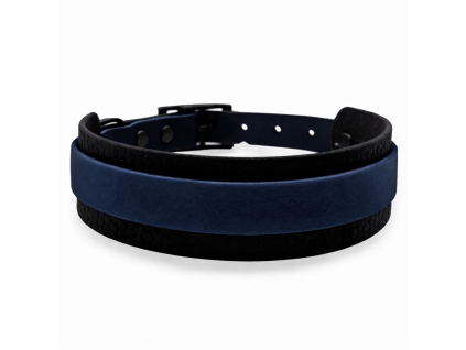 široký obojek tmavě modro černý