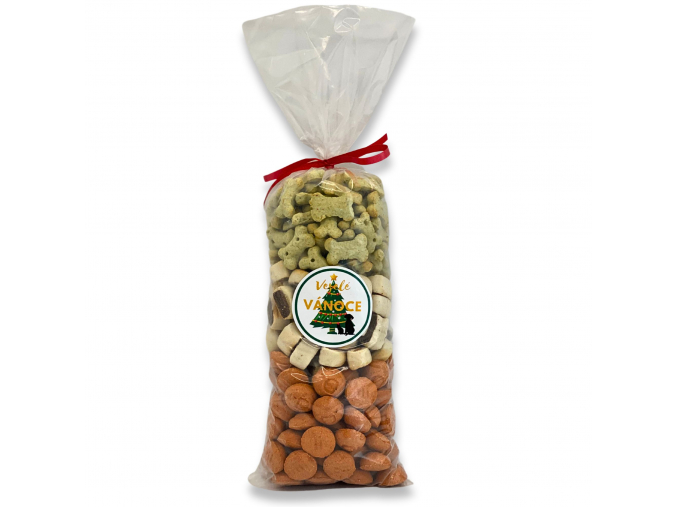 vánoční balíček mix sušenek 400g