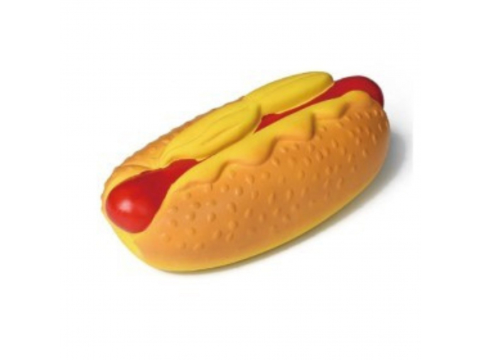 pískací gumový hotdog