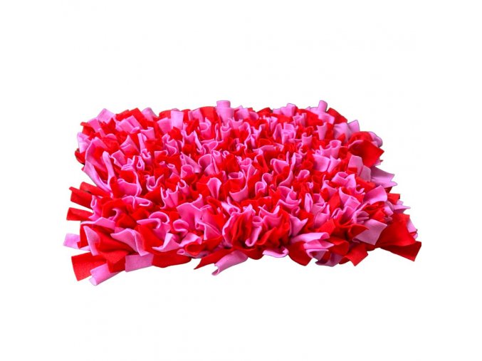 čmuchací kobereček červeno růžový