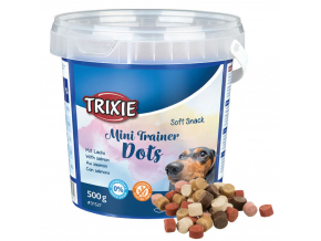 Mini Dots tréninkové pamlsky, kuličky s lososem - 500g