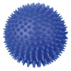 Pískací gumový míček s bodlinkami - 10 cm, různé barvy