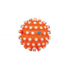 Pískací gumový míček se špuntíky - 6 cm, různé barvy