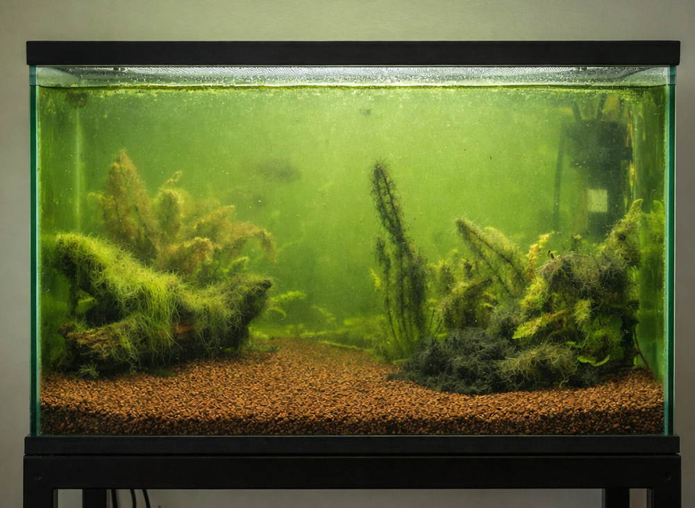 Proč se vám v akváriu tvoří řasy (a jak je konečně dostat pod kontrolu)