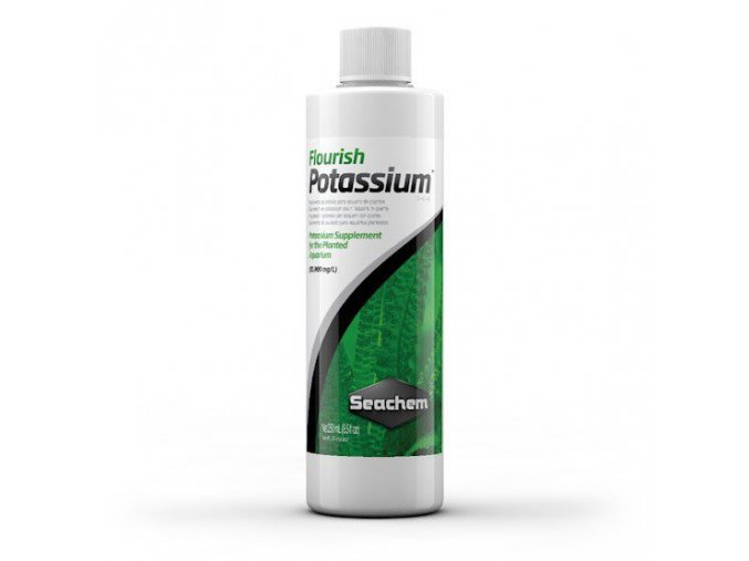 Seachem Flourish Potassium 250 ml  + DÁREK ZDARMA -  Stříkačka 5 ml pro přesné dávkování