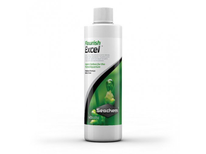 Seachem Flourish Excel 500 ml  + DÁREK ZDARMA -  Stříkačka 5 ml pro přesné dávkování