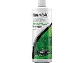 Seachem Flourish 500 ml  + DÁREK ZDARMA -  Stříkačka 5 ml pro přesné dávkování