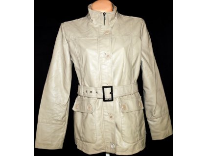 Dámský koženkový kabát s páskem Millers XL