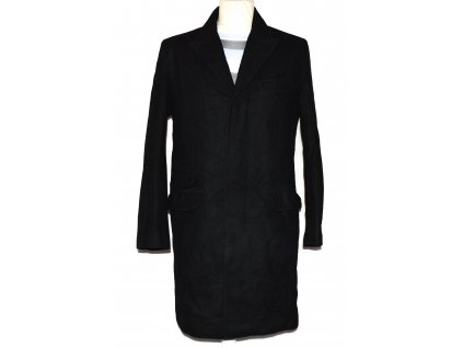 Vlněný pánský černý kabát BURTON M