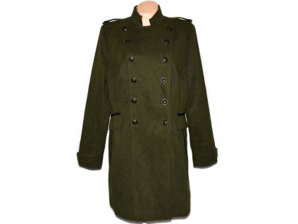 Dámský khaki zelený kabát F&F XXL