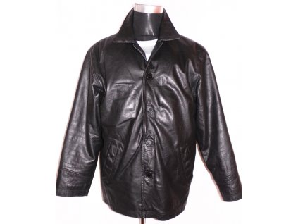KOŽENÁ pánská černá bunda s odnimatelnou vložkou Ironsides M