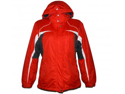 Lyžařská dámská červená bunda s kapucí ALPINE PRO M