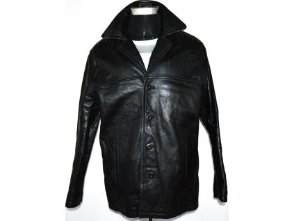 KOŽENÁ pánská černá bunda s teplou vložkou Wilsons Leather L