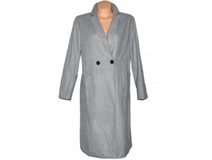 Dámský šedý kabát s cedulkou Zanzea Collection XL