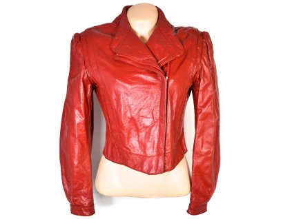 KOŽENÝ dámský červený křivák Wilsons Leather M