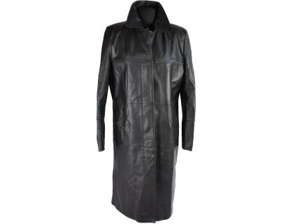KOŽENÝ dámský černý kabát CERO XL