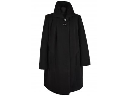 Dámský zimní zateplený černý kabát OLA  XXXL