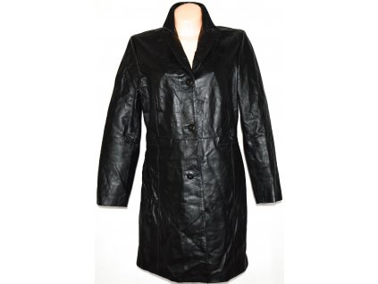 KOŽENÝ dámský černý kabát BARISAL XL